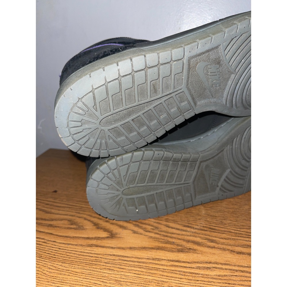Nike Dunk‎ High Godzilla Size 13 Mens 2012 Black Purple Orange 317982-053 - Picture 12 of 16